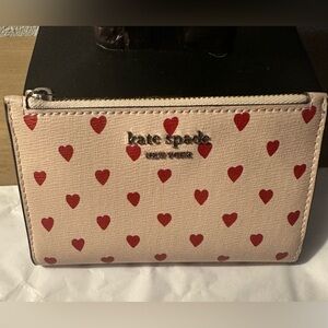 Kate Spade Spencer Hearts Slim Bifold Wallet